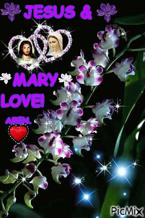 JESUS AND MARY - ilmainen png