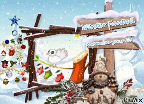 Winter Fantail - Ücretsiz animasyonlu GIF