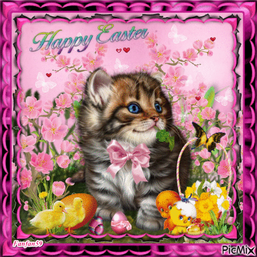 Happy easter - Free animated GIF
