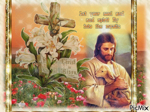Jesus  has risen - Bezmaksas animēts GIF