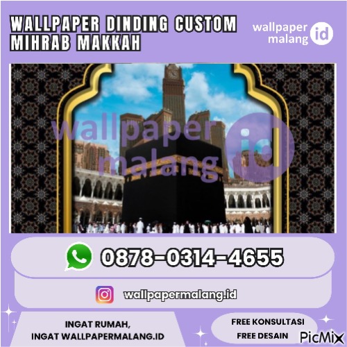 WALLPAPER DINDING CUSTOM MIHRAB MAKKAH - ingyenes png