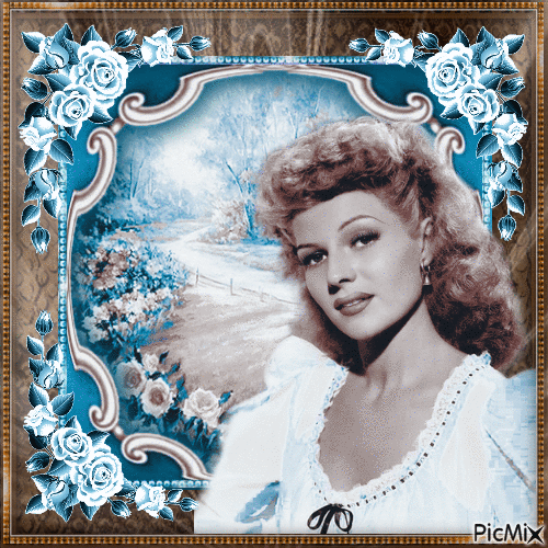 Rita Hayworth Actrice américaine - GIF animate gratis