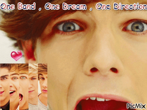 One Band , One dream, One direction - Free animated GIF