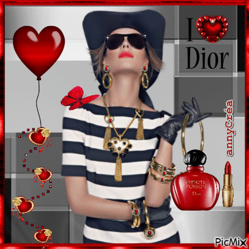 I love Dior - GIF animé gratuit