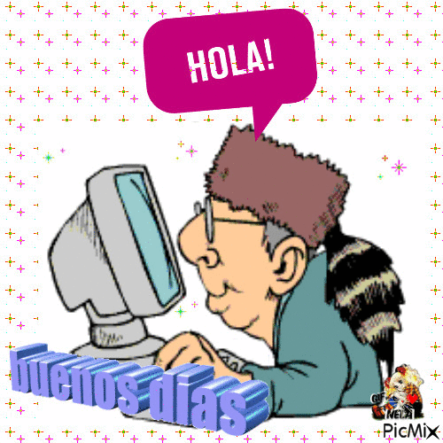 hola - 免费动画 GIF