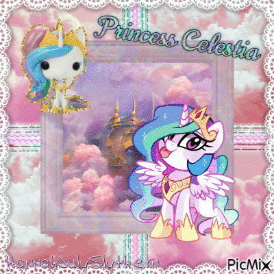 {Chibi Princess Celestia} - Gratis animerad GIF