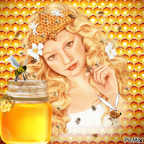 20 mai, journée mondiale des abeilles - Безплатен анимиран GIF