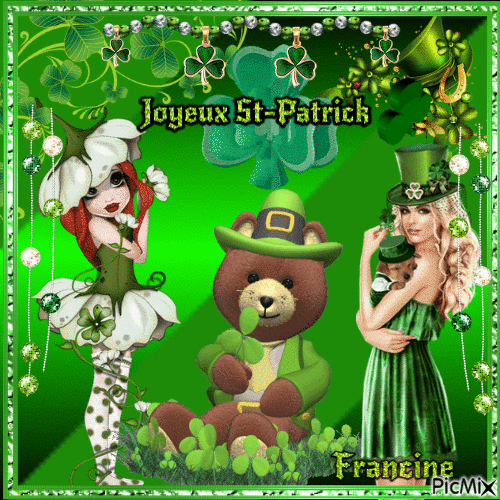 Joyeux St-Patrick - 免费动画 GIF