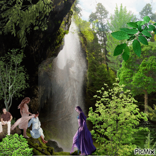 The Waterfall - GIF animado grátis