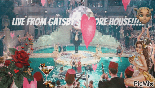 Gatsby's mansion - Free animated GIF