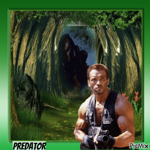 Predator - GIF animado grátis