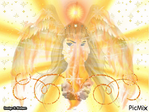Angel Of Fire one of The Order Of Uriel - GIF animado grátis