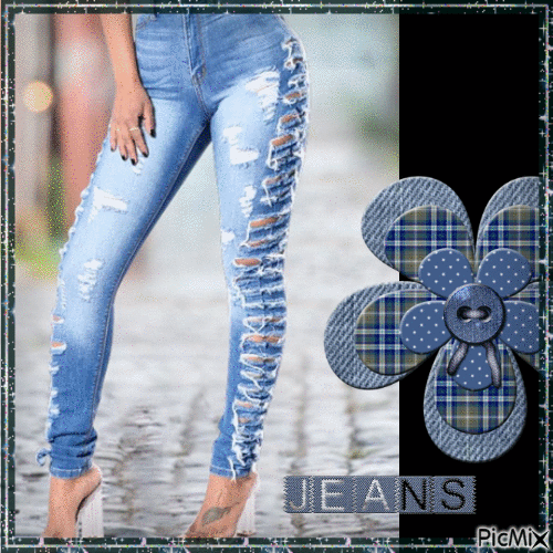 Jeans !!!! - GIF animé gratuit