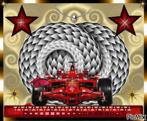 voiture rouge - Free animated GIF