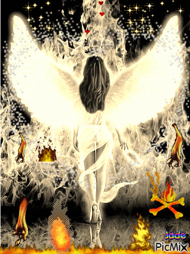 fire angel 3 by Jade17 - Бесплатный анимированный гифка