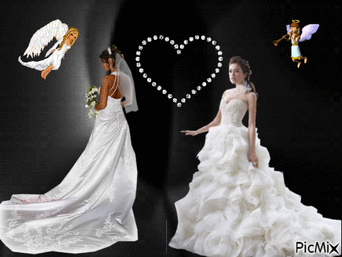 les mariées - Δωρεάν κινούμενο GIF