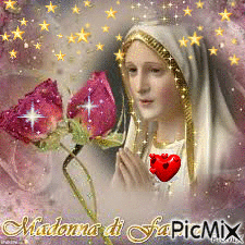 Madonna di fatima - 無料のアニメーション GIF