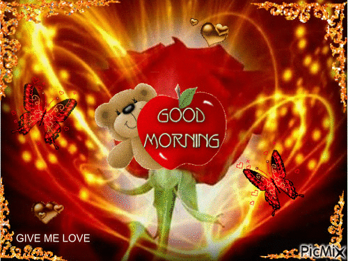 GOOD MORNING - Darmowy animowany GIF