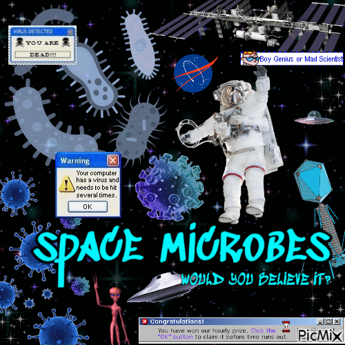 space microbiomes - Бесплатный анимированный гифка