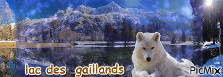 lac des gaillans - Ilmainen animoitu GIF