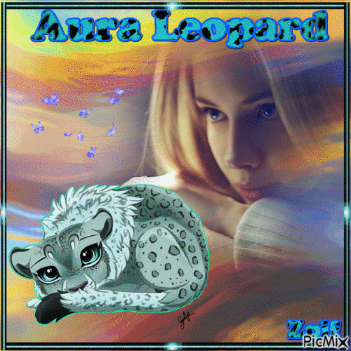 aura leopard - GIF เคลื่อนไหวฟรี