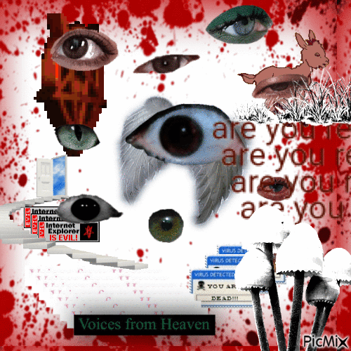Dreamcore horror bloody - Ingyenes animált GIF