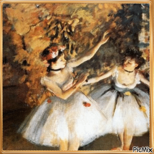Ballerines de Edgar Degas - Gratis geanimeerde GIF