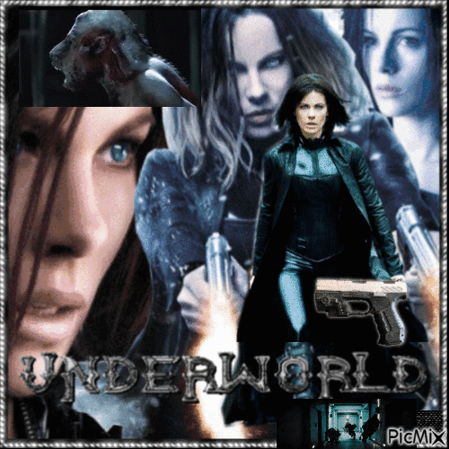 Kate Beckinsale - Underworld - GIF animasi gratis
