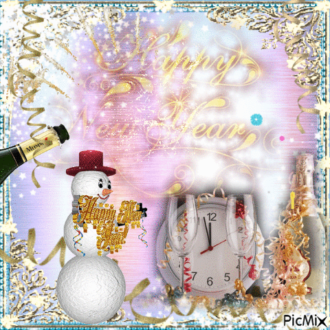 Happy New Year for All my Friends! - Darmowy animowany GIF