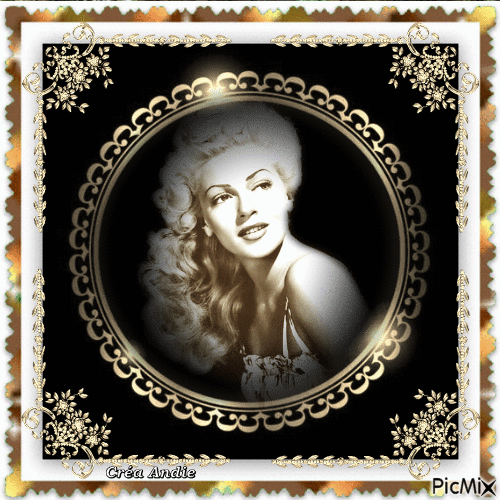 Lana Turner, Actrice américaine - GIF animado gratis