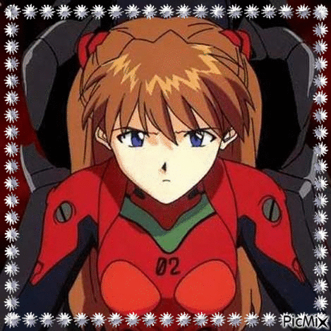 Giff Evangelion Asuka créé par moi - Darmowy animowany GIF