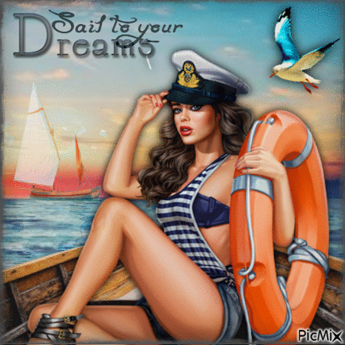 Sail to your Dreams - GIF animé gratuit