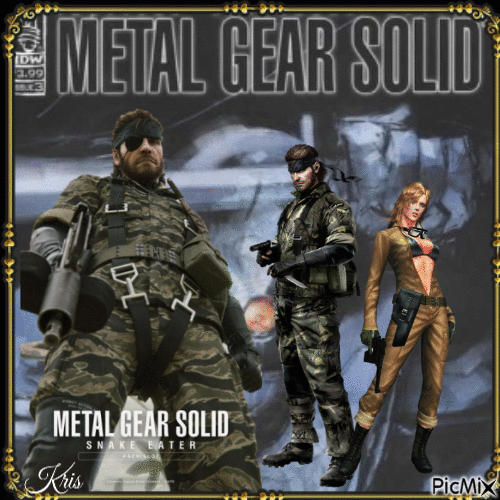 Personnage de Metal Gear Solid - GIF animé gratuit