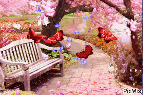 motylki amelki - Darmowy animowany GIF