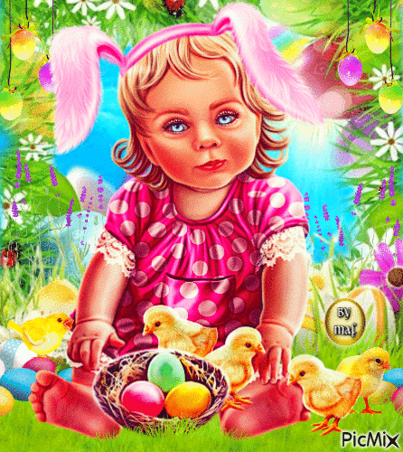 Happy Easter - Бесплатный анимированный гифка