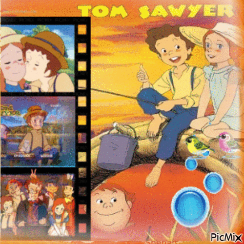 Tom Sawyer - Gratis geanimeerde GIF