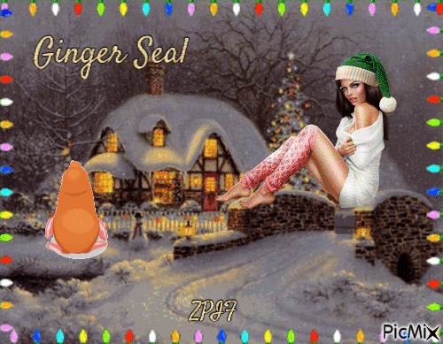 Ginger Seal - Zdarma animovaný GIF