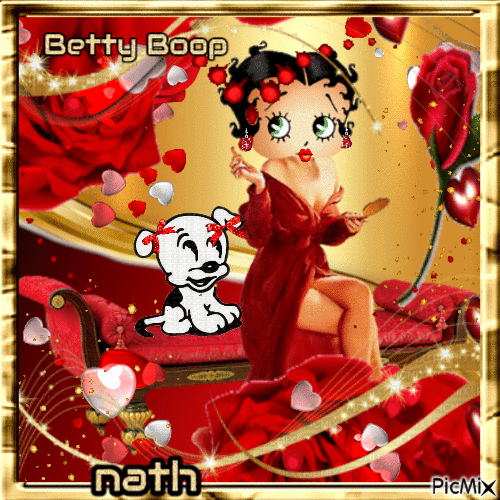 Betty Boop,nath - Besplatni animirani GIF