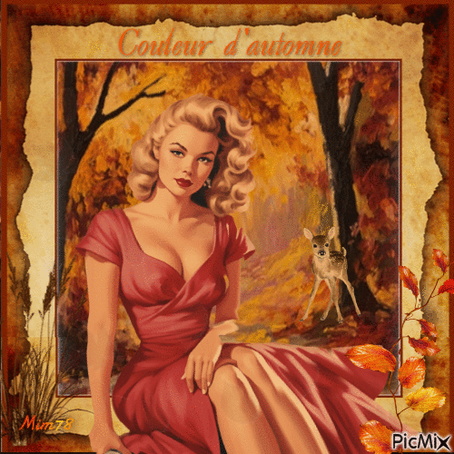 Portrait d'automne - Gratis animerad GIF