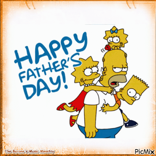 Happy Father's Day - GIF animado grátis