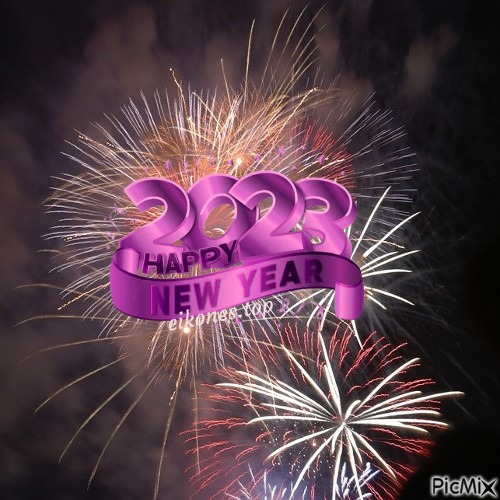 2023-Happy New Year! - png grátis