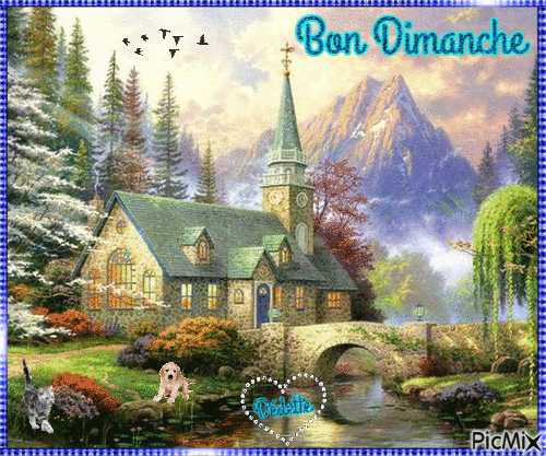Bon Dimanche... - Бесплатный анимированный гифка