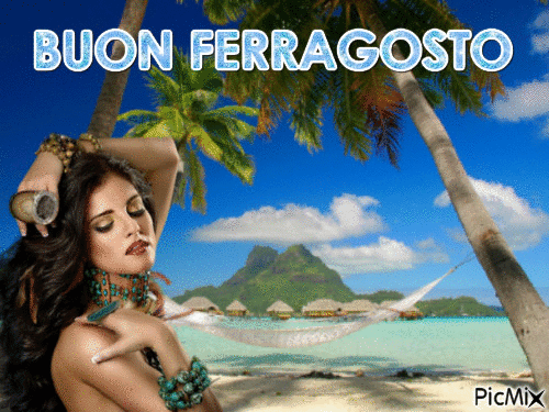BUON FERRAGOSTO - 無料のアニメーション GIF