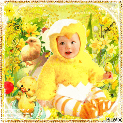 Easter Baby - Gratis geanimeerde GIF