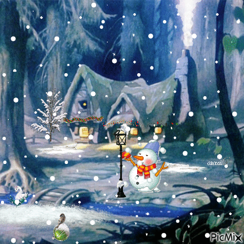 Let it's snow - Darmowy animowany GIF
