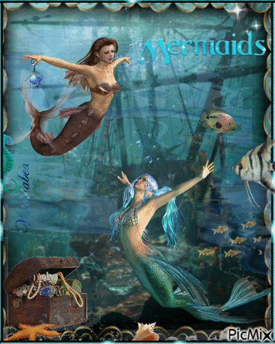 Mermaids - Free animated GIF