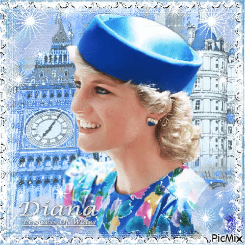 Princess Diana - Бесплатный анимированный гифка
