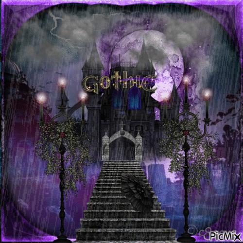 purple gothic - GIF animado gratis