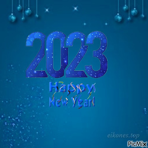 Happy New Year 2023 - nemokama png