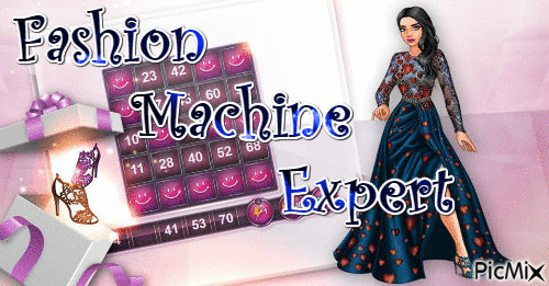 Fashion Machine Expert - GIF animé gratuit